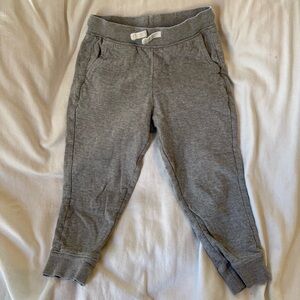Primary Kids Gray Lightweight Joggers Size 5 EUC